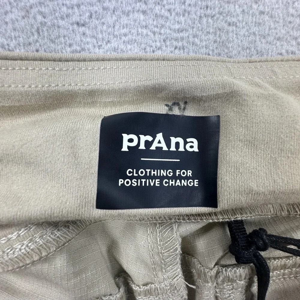 PrAna Kanab Ripstop Pants Womens XL Beige Jogger Cargo Hiking Outdoor Stretch